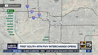 South Mountain Freeway's 40th Street interchange opens