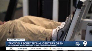 Tucson Recreation Centers open weight rooms and walking tracks