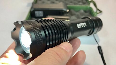 OTYTY Ultra Bright 5-Mode LED Tactical Flashlight review and giveaway