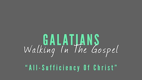 All-Sufficiency Of Christ