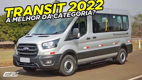 NOVA FORD TRANSIT MINIBUS 2.0 TURBO 2022 EM DETALHES