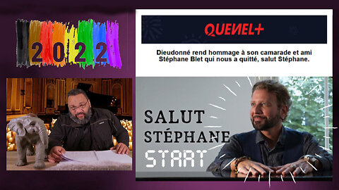 Dieudonné face au décès "étrange" de Stéphane BLET (Hd 1080) Lire descriptif