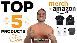 The TOP 5 Best-Selling Amazon Merch Products Right Now (Hoodies, Shirts, Phone Case, & PopSockets)