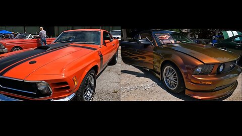 06/24/23 Miles Through Time Car Show Clarkesville GA Ford Mustangs