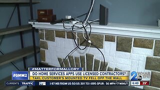 Matter for Mallory: Do home service apps use licensed professionals?