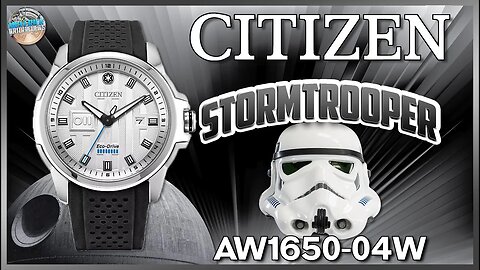 A Great Licensed Watch! | Citizen Star Wars Stormtrooper 100m Solar Quartz AW1650-04W Unbox & Review