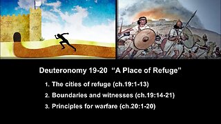 Deuteronomy 19-20 “A Place of Refuge” - Calvary Chapel Fergus Falls