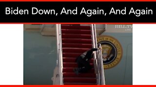 Biden Falls ThreeTimes While Boarding Air Force One