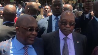 South Africa's President Zuma impressed after touring Pretoria hospital, including nuclear unit (Q83)
