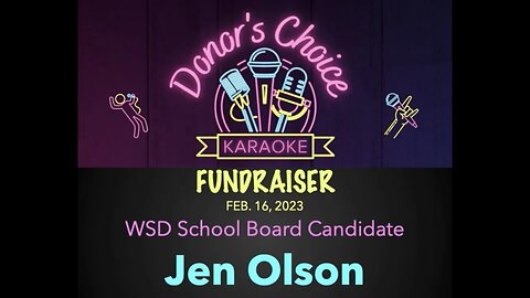 Highlights From Jen Olson's Donor's Choice Karaoke Fundraiser 02/16/23