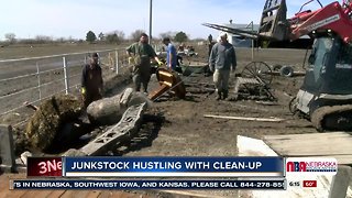 Junkstock founders, friends and vendors pitch in on clean-up ahead of April flea market