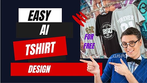 How to design tshirts with AI "artificial intelligence"2024