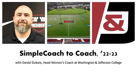 A SimpleCoach to Coach Interview with Daniel Dubois, Head Women's Coach at Washington & Jefferson