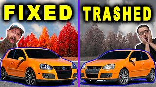 COMPLETELY Fixing a TRASHED MK5 GTI ~ Worth It?