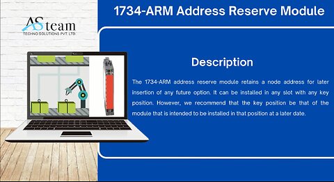 Allen Bradley Address Reserve Modules 1734-ARM