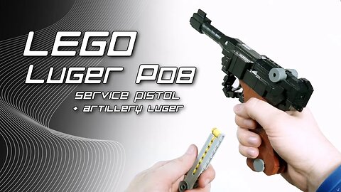 LEGO Luger P08 Service Pistol (+ Artillery Luger Version)