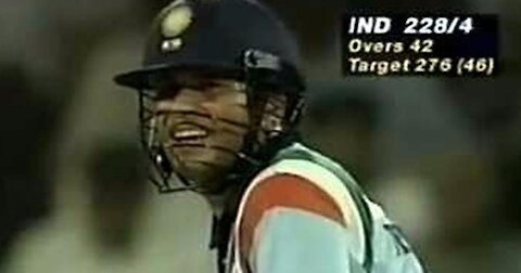 Sachin Tendulkar Greatest ODI Innings Ever - Sharjah Cup