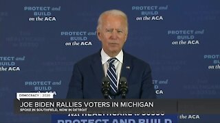 Joe Biden speaks in Southfield & Detroit