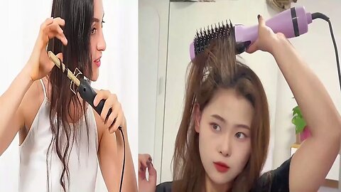 Ultimate Guide: Mastering Hair Dryer Styling Techniques art of Hair Transformation!#hairstyle #dry