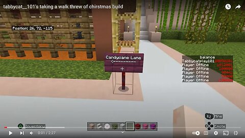 tabbycat__101's taking a walk threw of chirstmas build