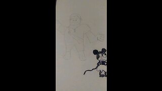 Day 2 Painting all disney characters