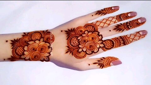 Ramadan Special Top 3 Mehndi Designs For Beginners _ Easy Latest Mehndi Designs For Back Side