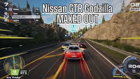 Nissan GTR Godzilla maxed out in NFS Unbound New Update