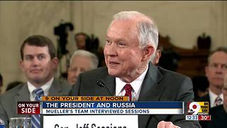 Mueller's team interviewed Jeff Sessions