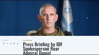 Israeli Defense Force. 12-11-23 Press Brief.