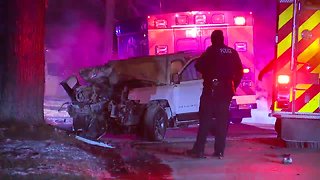 Euclid police chase ends in fiery crash