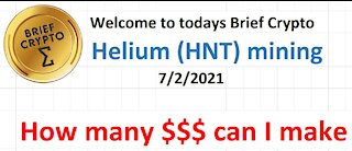 Helium Mining how many $$$$ per month can I make