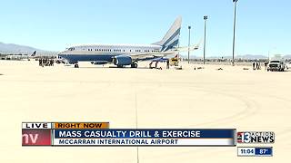 McCarran Airport prepares for possible mass casualty scenario through training drill