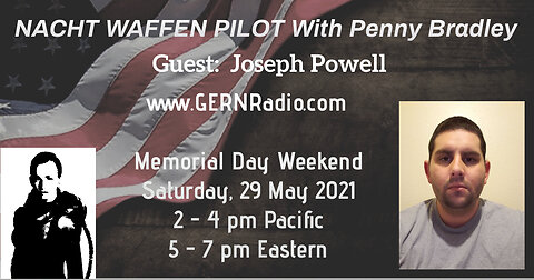 Nacht Waffen Pilot guest Joseph Powell #4, 29 May 2021, TRIGGER ALERT
