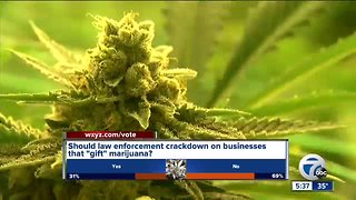 College student 'gifting' marijuana with merchandise purchases