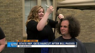 State rep. finally cuts his hair after winning deaf rights