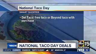 National Taco Day deals and $1 drinks