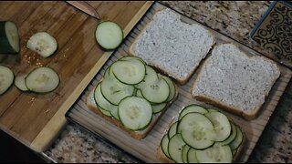 Crisp Cucumber Sandwich