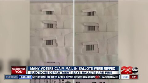 Many voters claim mail-in ballots were ripped