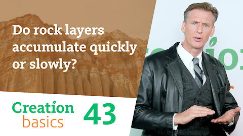 Do rock layers accumulate quickly or slowly? (Creation Basics, Episode 43)