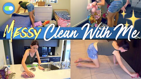 HOT MESS CLEAN WITH ME ✨ | Minimalist Clean With Me