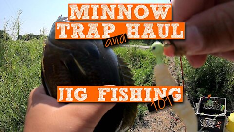S1:E11 Minnow Trapping & Jig Fishing 101 | Kids Outdoors