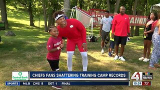 Fans flock to Chiefs training camp