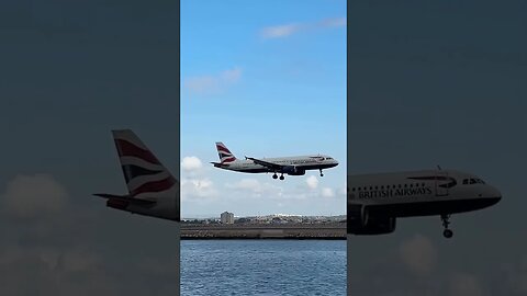 British Airways Landing Gibraltar #aviation
