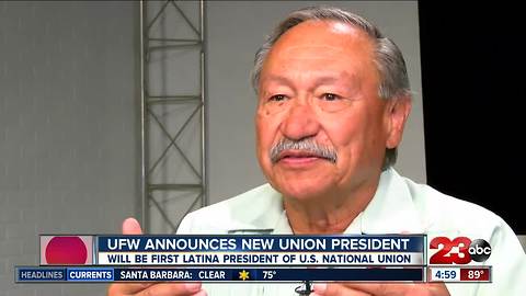 UFW announces new union president