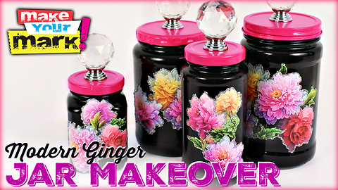 Modern ginger jar makeover