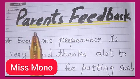 Parents Feedback | Parents remarks | missmono