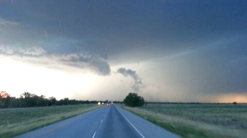 Driving into a Storm (Nebraska)