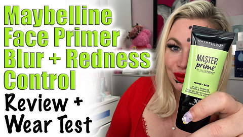Maybelline Face Primer Blur + Redness Control Review and Wear Test | Wannabe Beauty Guru