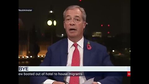 Nigel Farage reacts to RNLI crew getting kicked out of a hotel to house migrants
