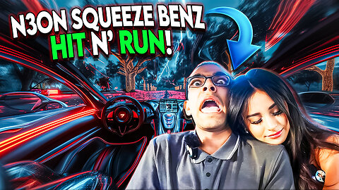 N3on & Squeeze Benz Hit and Run during Live Stream 🤯 BANNED from Kick again!